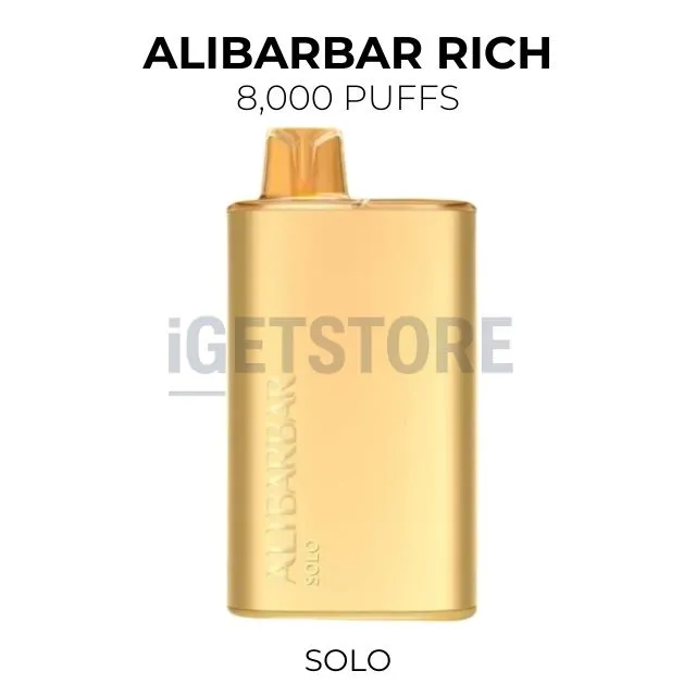 Alibarbar rich 8000 puffs solo