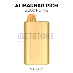 Alibarbar rich 8000 puffs yakult