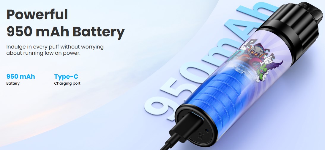 Iget bar plus s3 10k battery