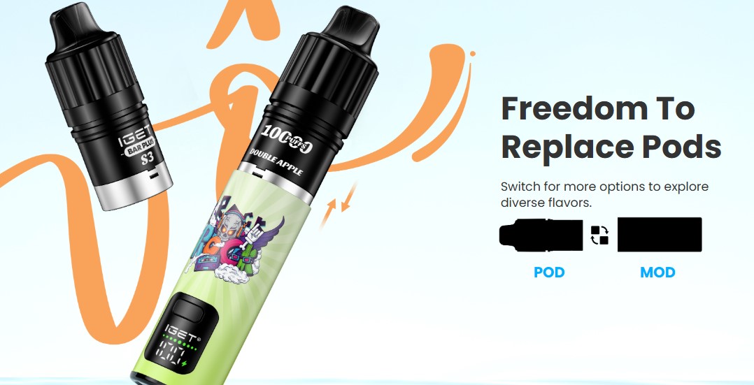 Iget bar plus s3 10k puffs.