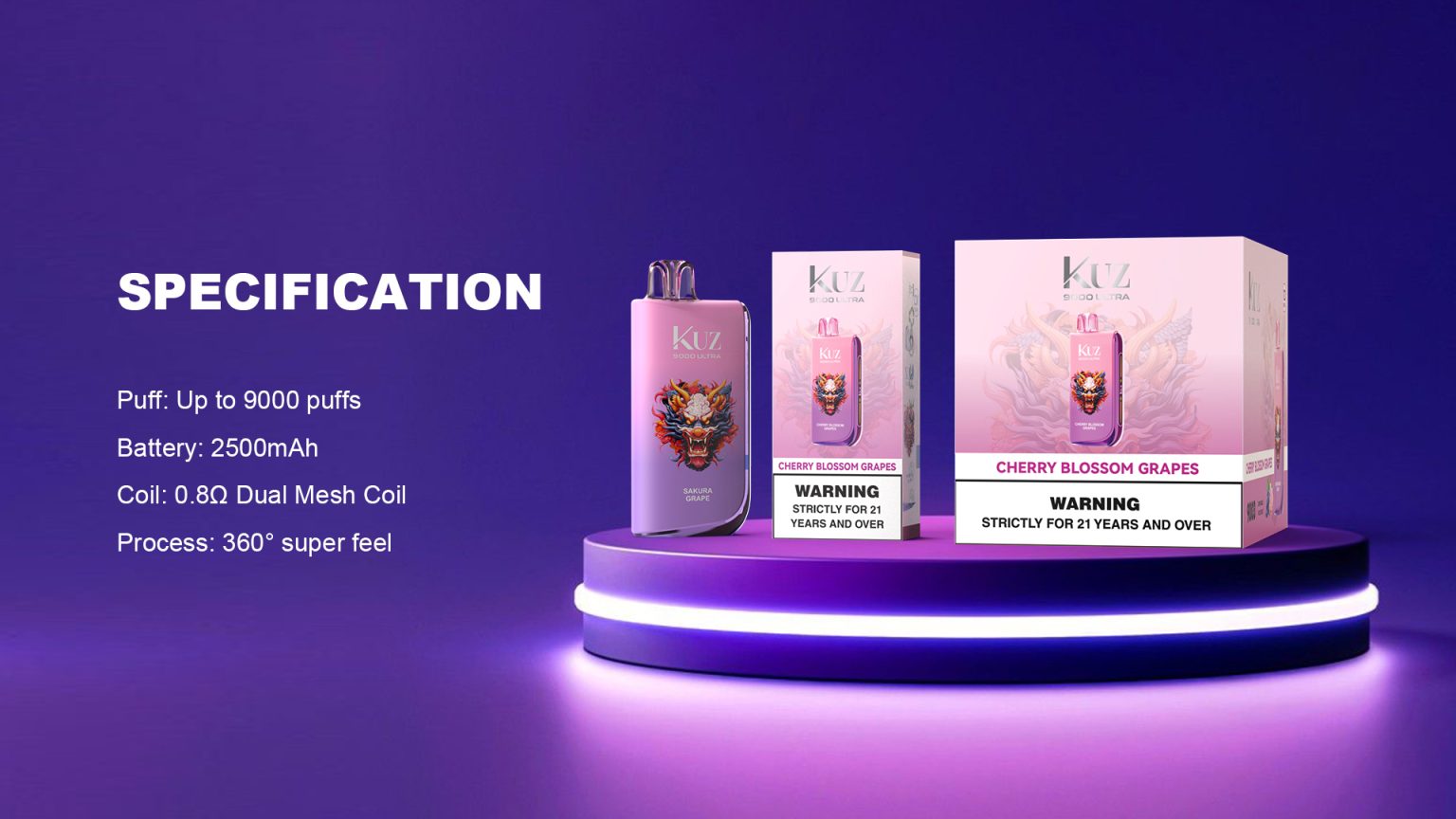 Kuz lux 9000 puffs