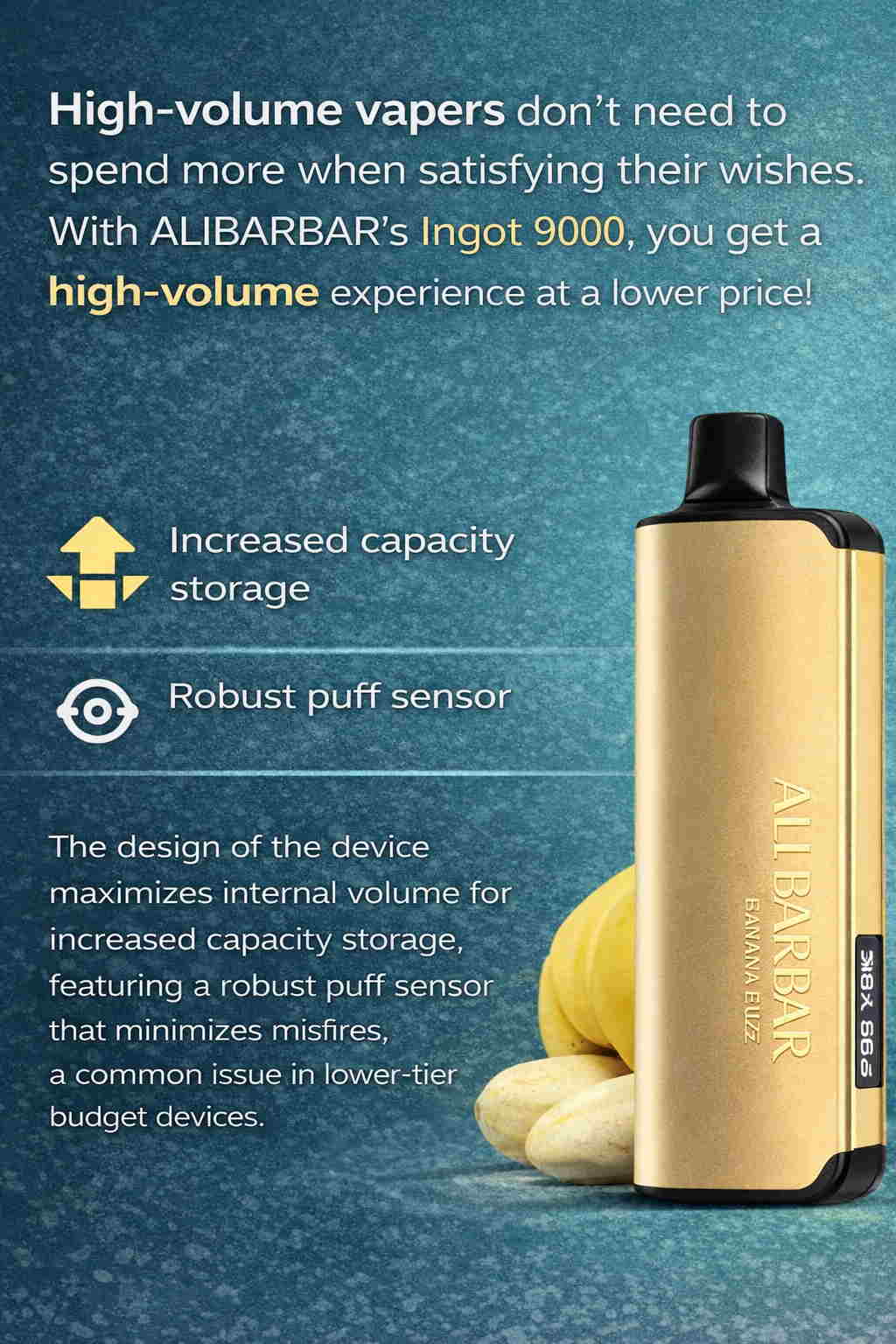 Alibarbar Ingot 9000 Product