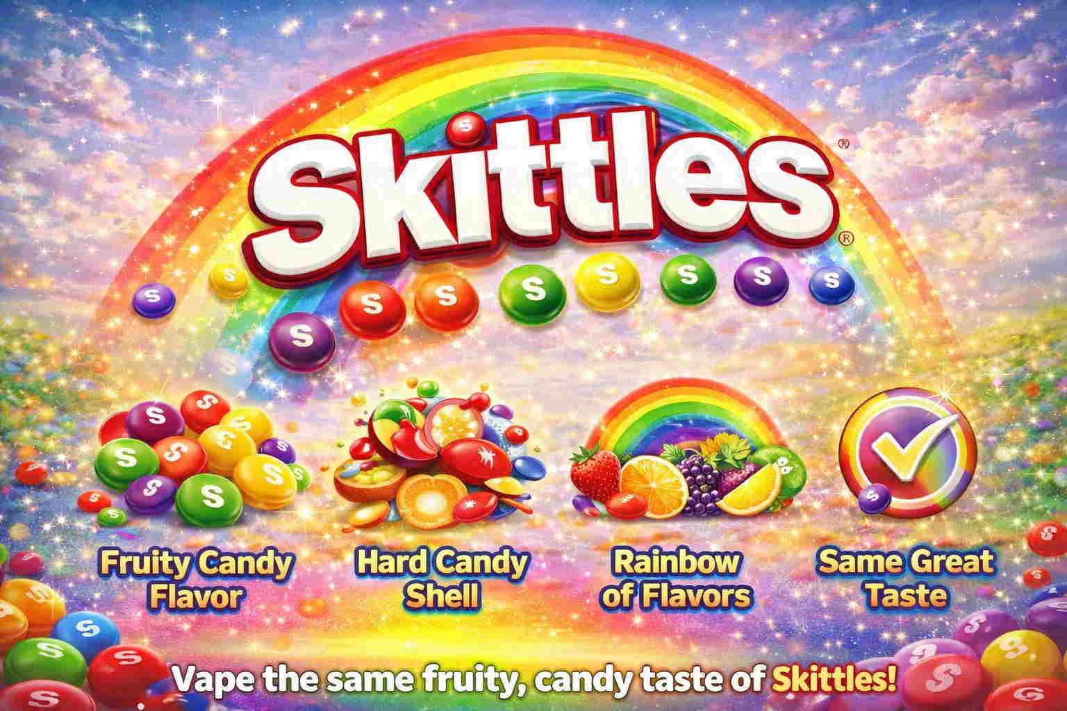 Alibarbar Skittles Flavor