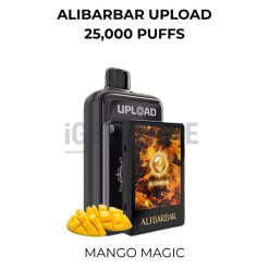 Alibarbar upload pods only 25000 puffs mango magic