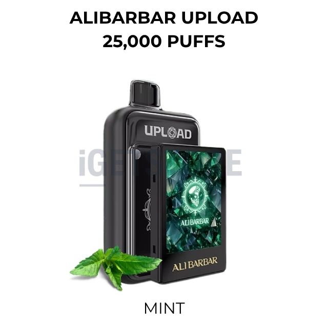 Alibarbar upload pods only 25000 puffs mint