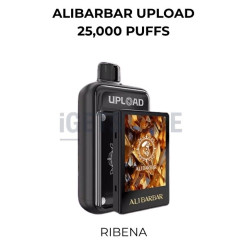 Alibarbar upload pods only 25000 puffs ribena