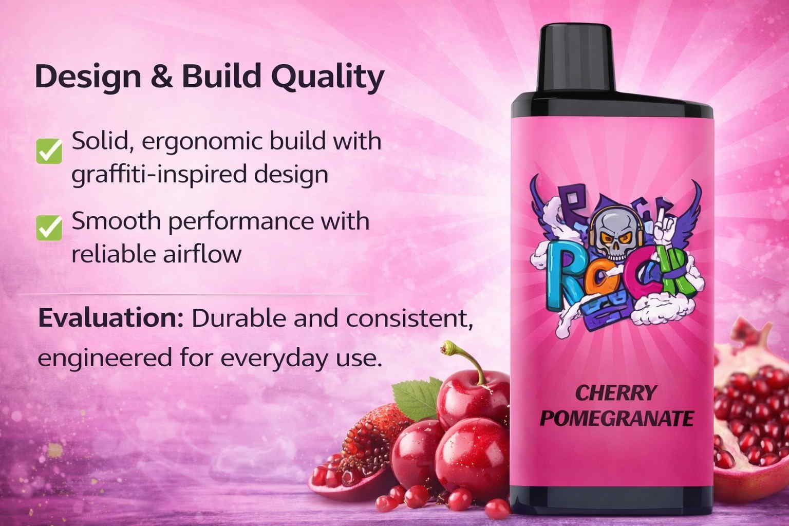 Design And Build Quality Of The IGET Bar 3500 Puffs