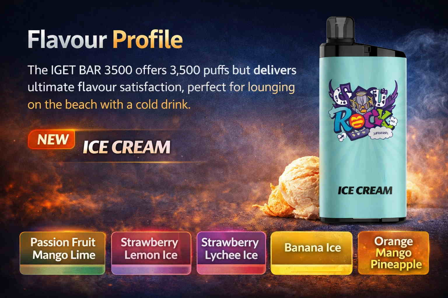 Flavor Profile Of IGET Bar 3500 Puffs