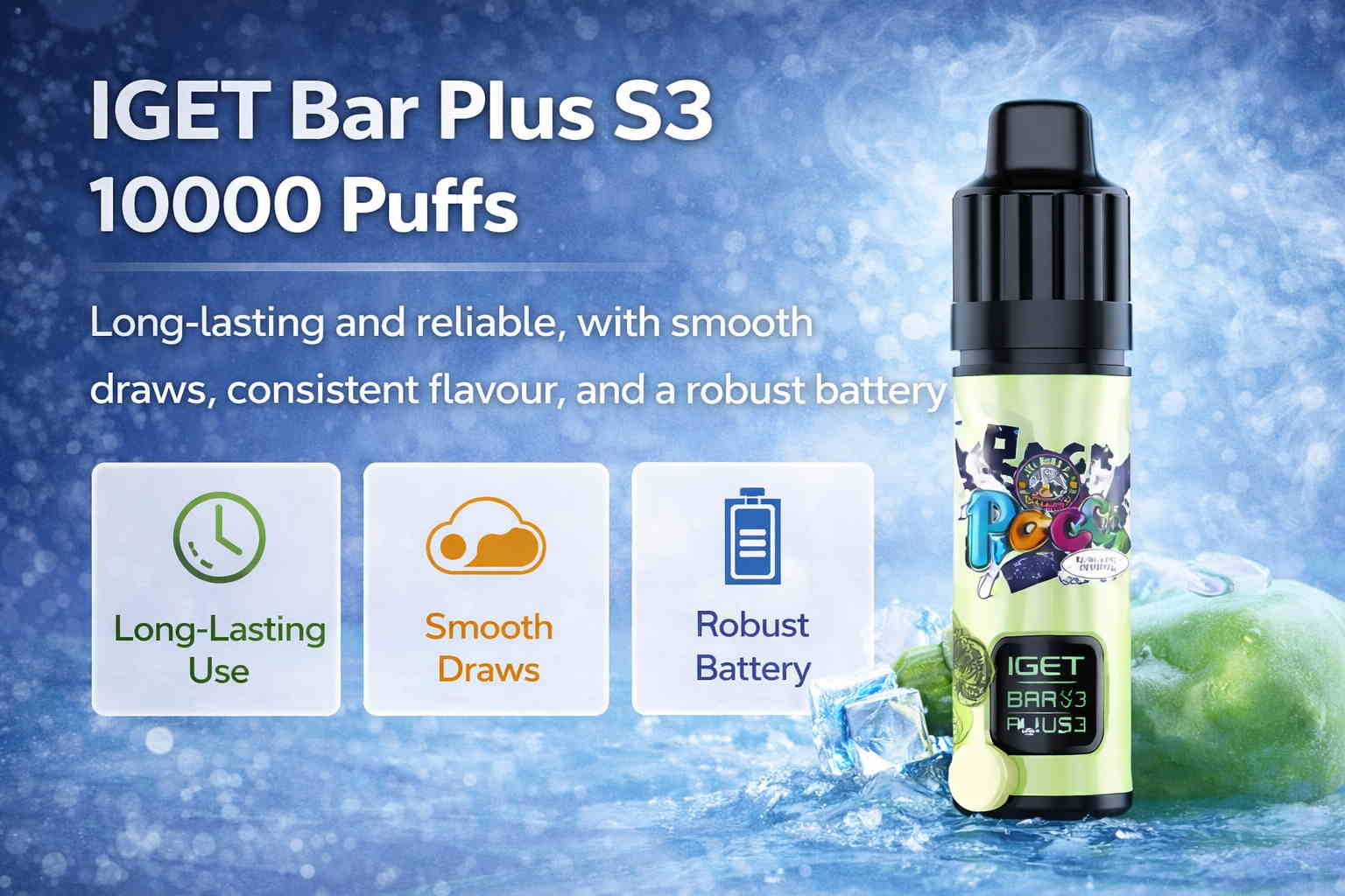 IGET Bar Plus S3 10000 Puffs
