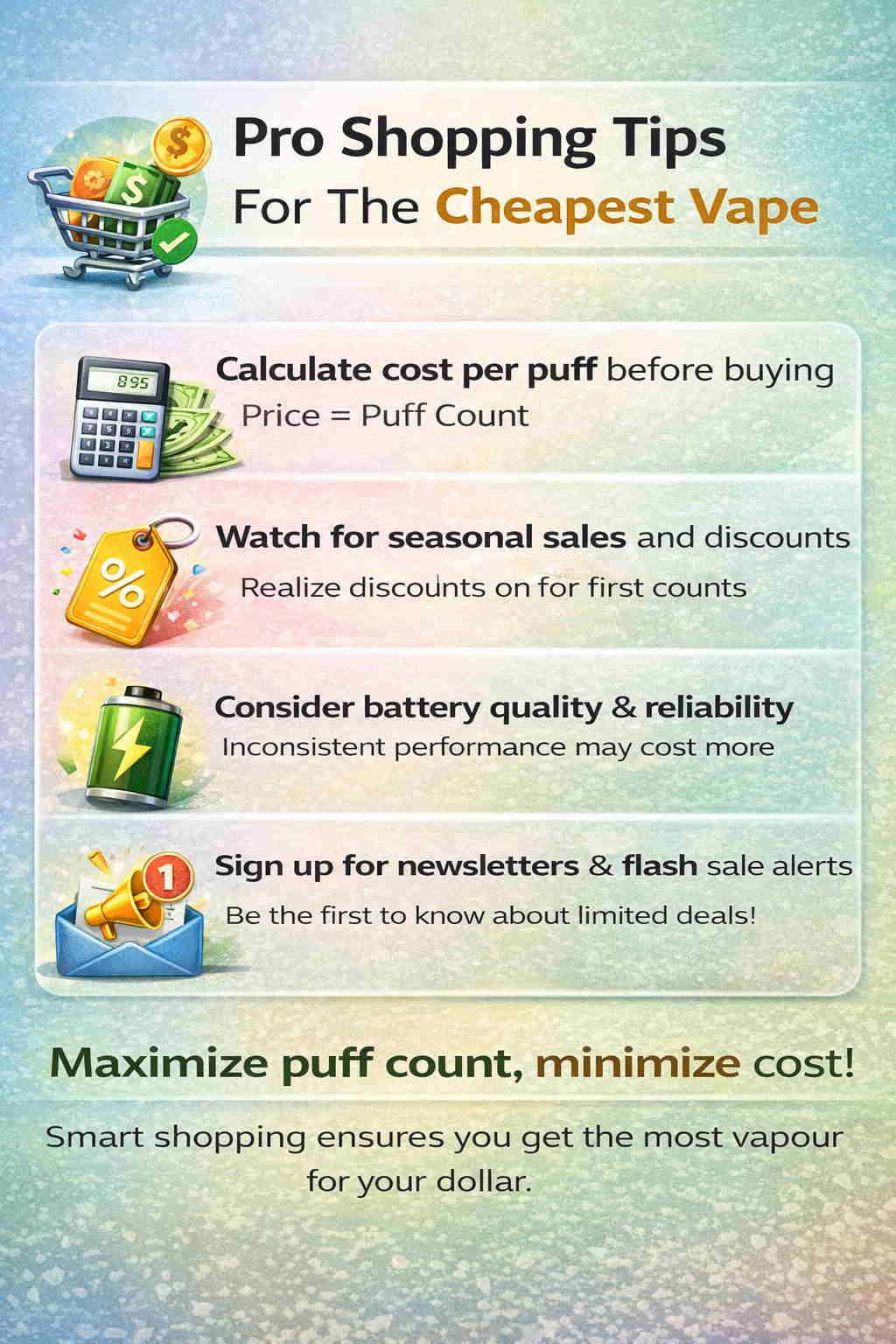 Pro Shopping Tips For The Cheapest Vape