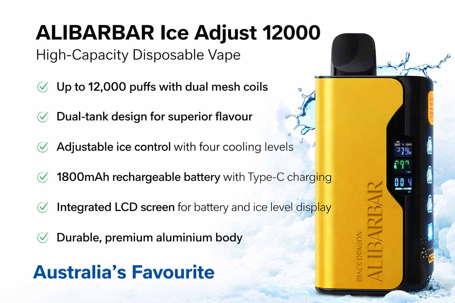 Product Overview: Alibarbar Ice Adjust 12000