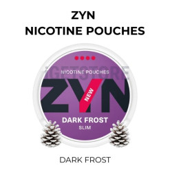 Zyn nicotine pouches dark frost