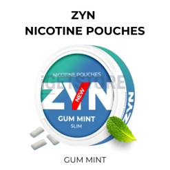 Zyn nicotine pouches gum mint