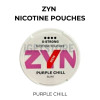 Zyn nicotine pouches purple chill