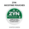 Zyn nicotine pouches winter green