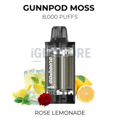 Gunnpod moss 8000 Rose Lemonade
