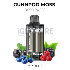 Gunnpod moss 8000 mr blue