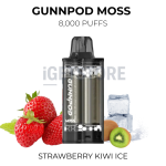 GunnPod Moss Strawberry Kiwi Ice 8000 Puffs