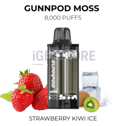 Gunnpod moss 8000 strawberry kiwi ice