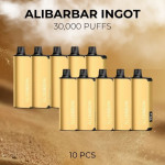 10 PCS - Alibarbar Ingot 30000 Puffs