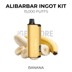 Alibarbar Ingot Banana 15000 Puffs