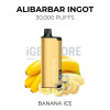Alibarbar Ingot Banana Ice 30000 Puffs