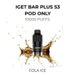IGET Bar Plus S3 Pod Only Cola Ice 10,000 Puffs