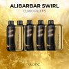 5 PCS – Alibarbar Swirl 13000 Puffs