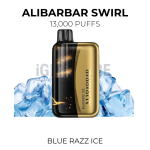 Alibarbar Swirl Blue Razz Ice 13000 Puffs
