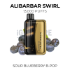 Alibarbar Swirl Sour Blueberry B Pop 13000 Puffs