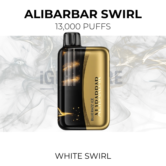 Alibarbar Swirl White Swirl 13000 Puffs
