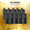 10 PCS ZLOADR V9000 Puffs