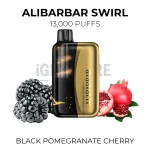 Alibarbar Swirl Black Pomegranate Cherry 13000 Puffs