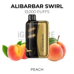 Alibarbar Swirl Peach 13000 Puffs
